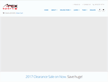 Tablet Screenshot of apexsnowboard.com